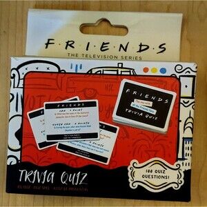 Friends Trivia Quiz Game 100 Questions Movie TV Trivia Cards Ages 8+